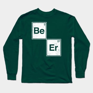 Beer - Periodic Table of Elements Humor Long Sleeve T-Shirt